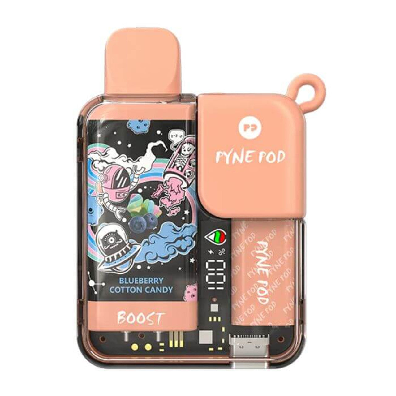 Blueberry Cotton Candy Pyne Pod Boost 8500 - Black Coral